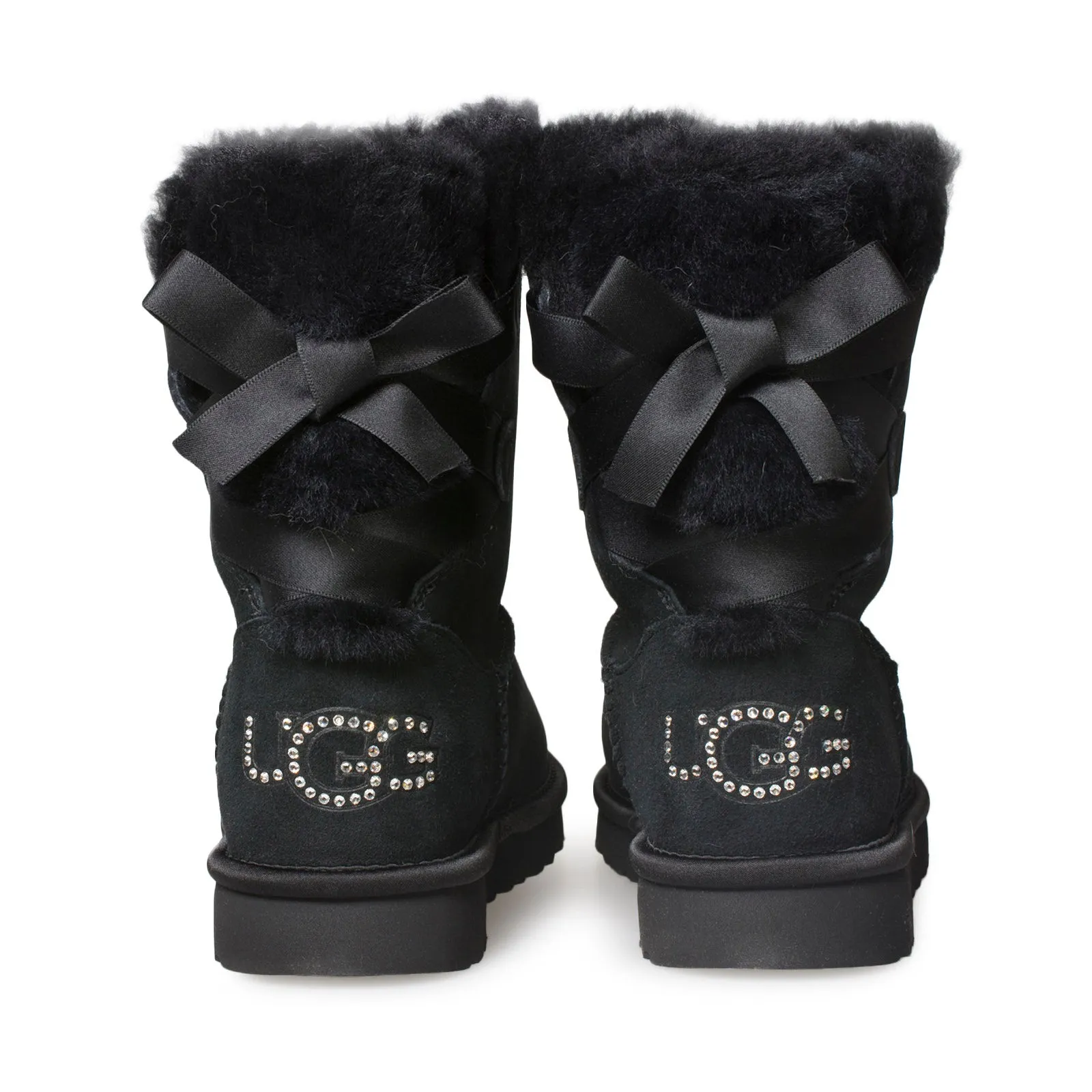 UGG Womens Classic Bling Short Boots in Black - Stylish and Comfortable Footwear for Every Occasion