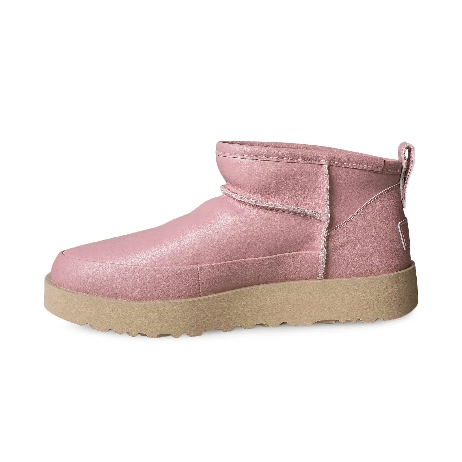 UGG Classic Sugar Ultra Mini Shell Pink Boots - Women's