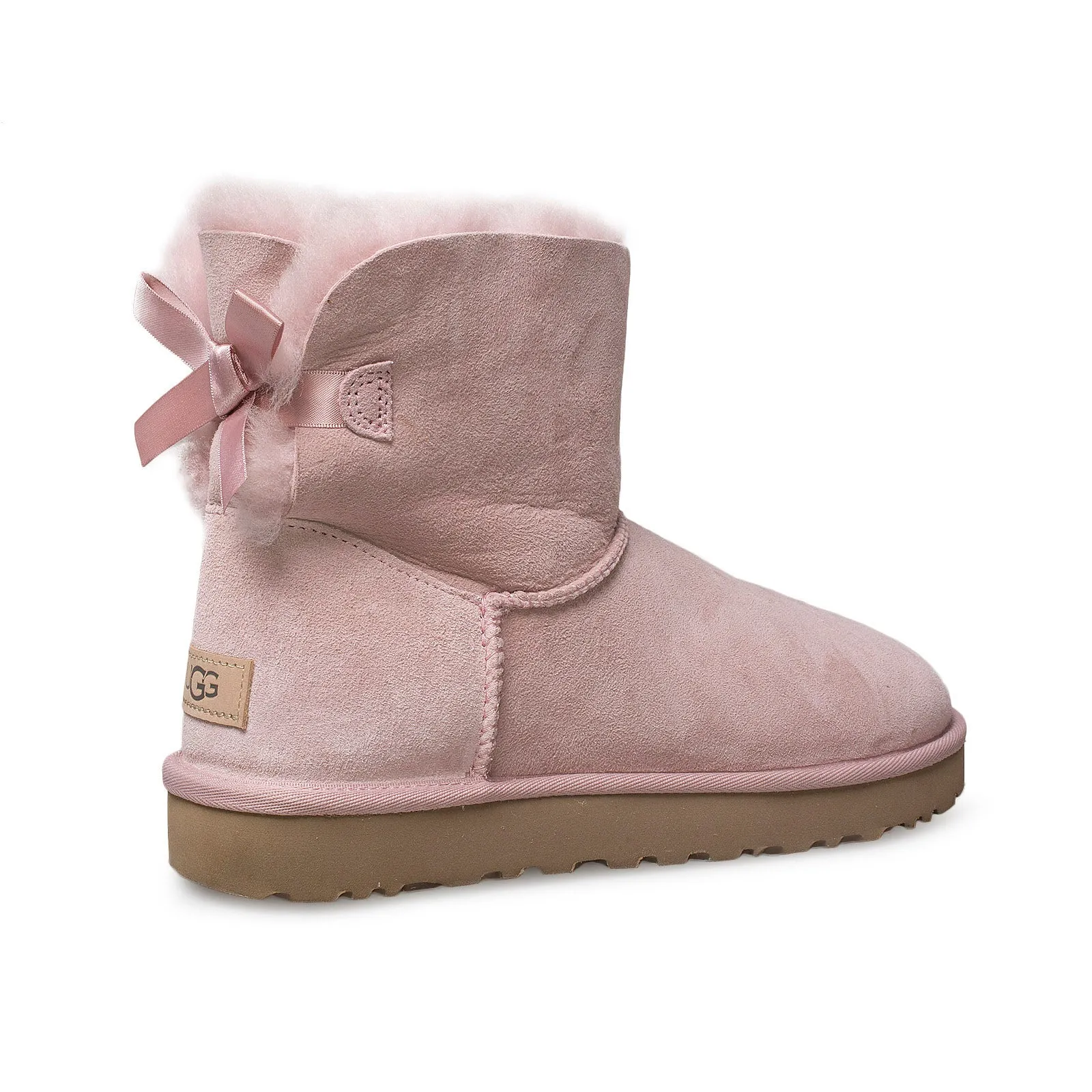 UGG Mini Bailey Bow II Pink Crystal Boots - Women's