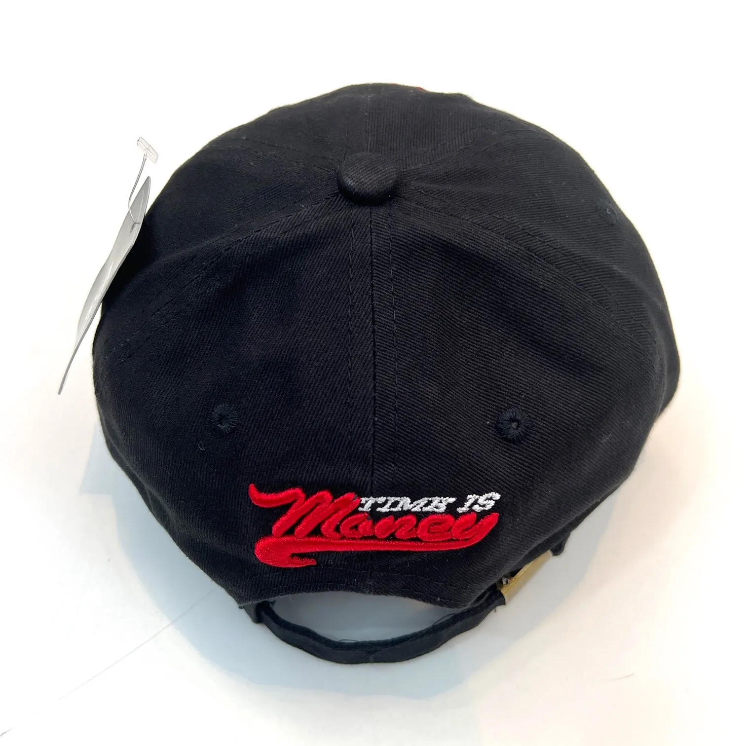 US Cotton Time is Money Dad Hat (Black) / 2 for $15