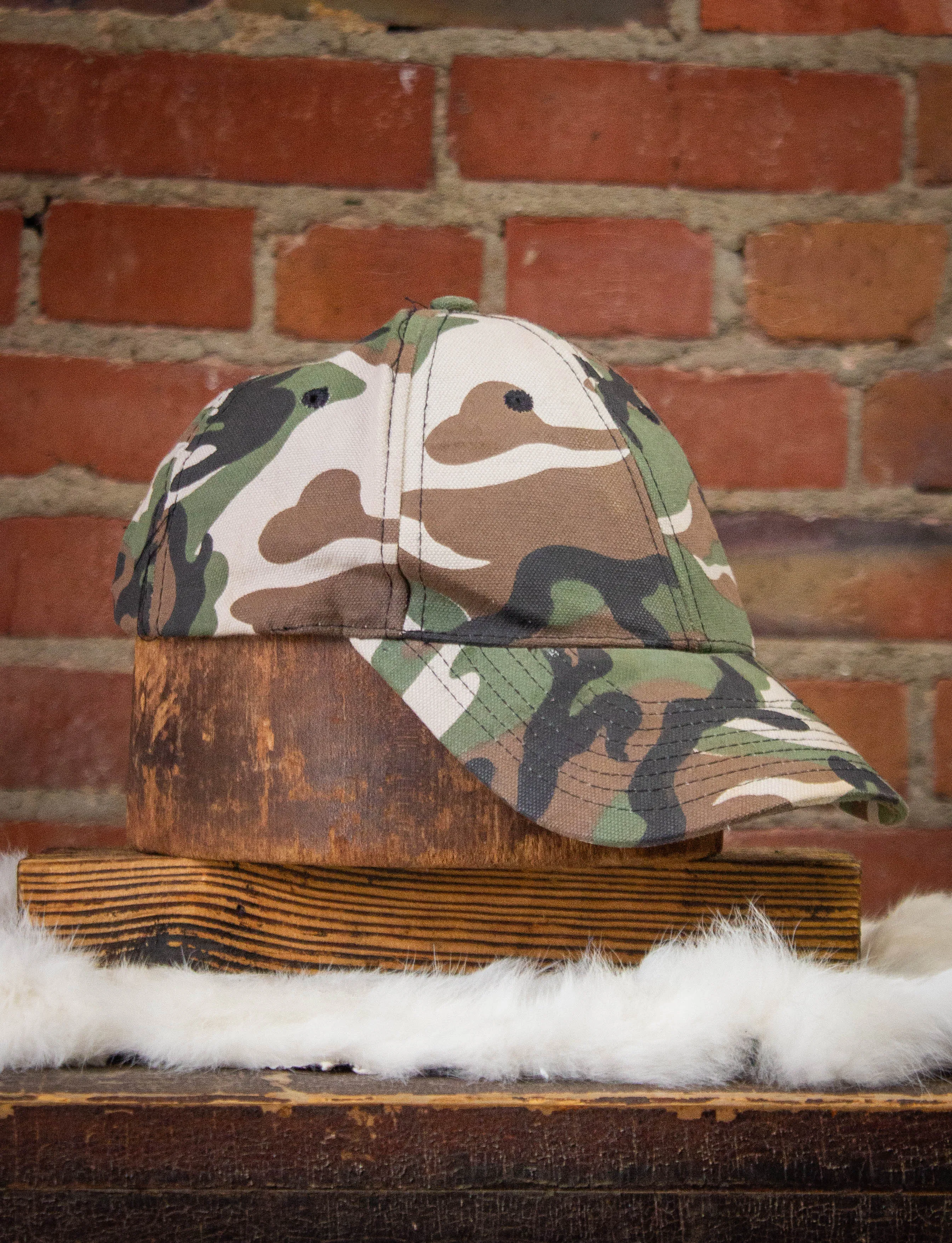 Vintage Camo Baseball Cap