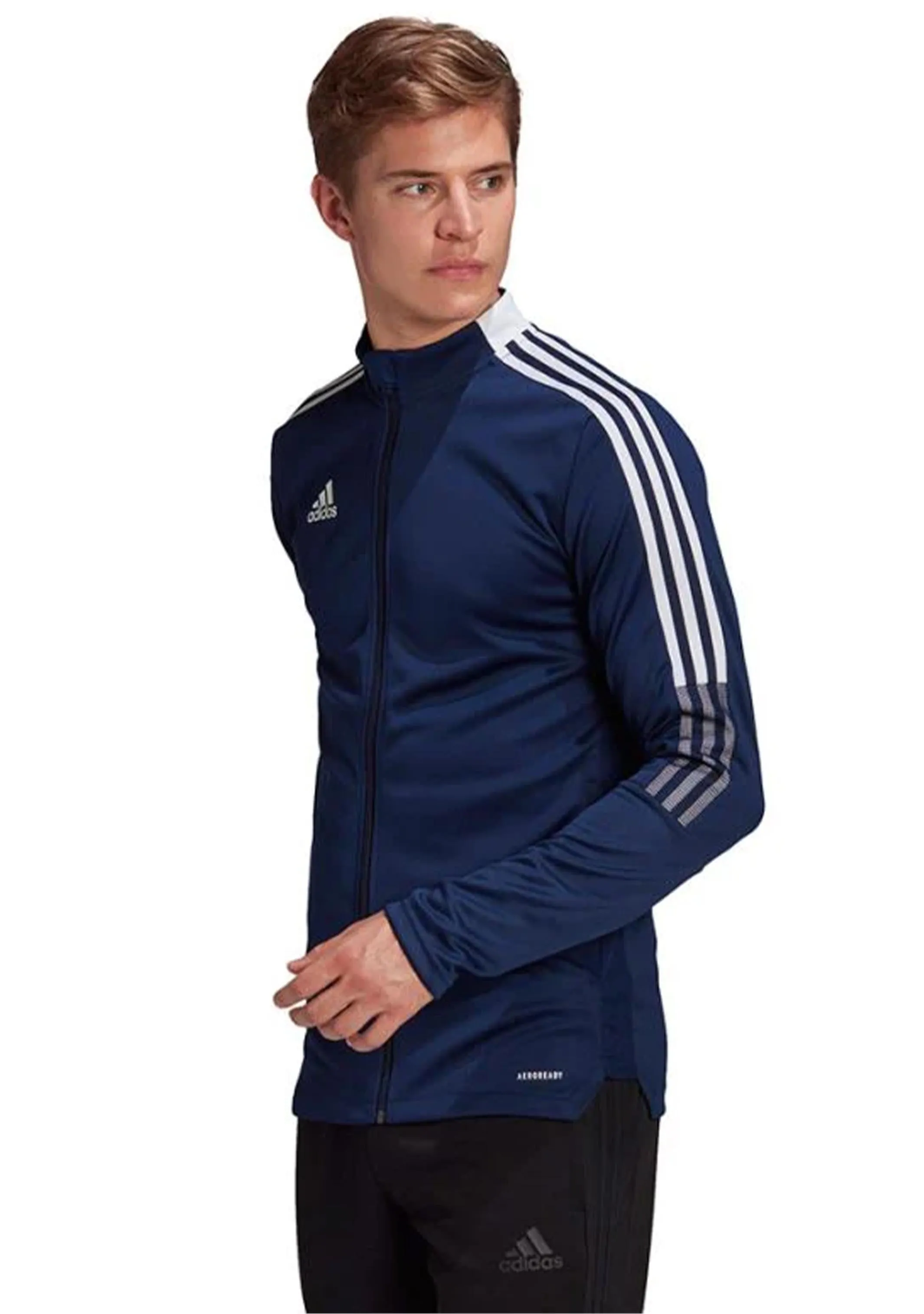 Adidas Mens Tiro 21 Jacket Navy <br> GH4474