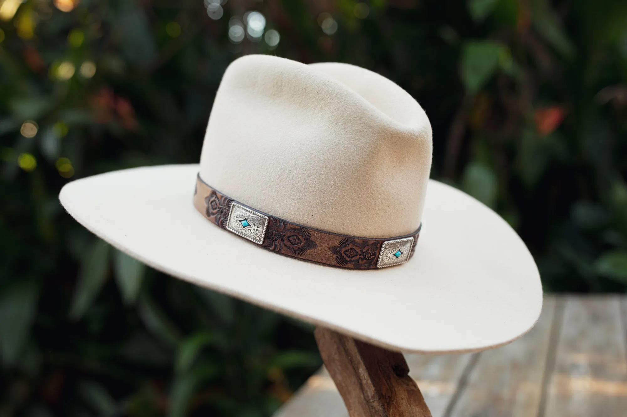 Western Concho Hat Band