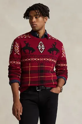 Western-Inspired Fair Isle Sweater