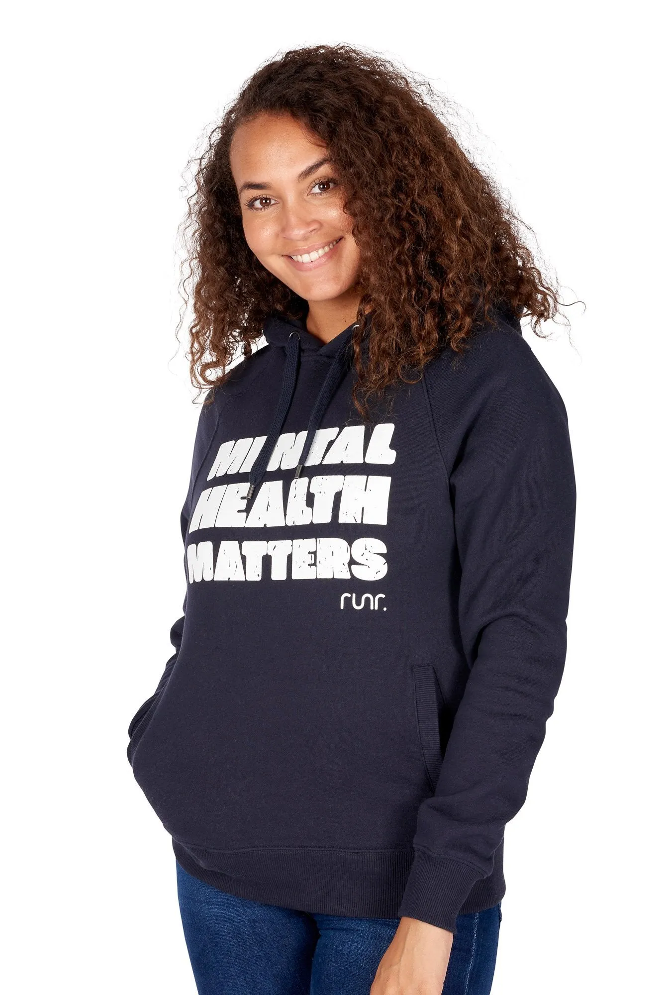 Women's Mental Health Matters Hoodie - Navy