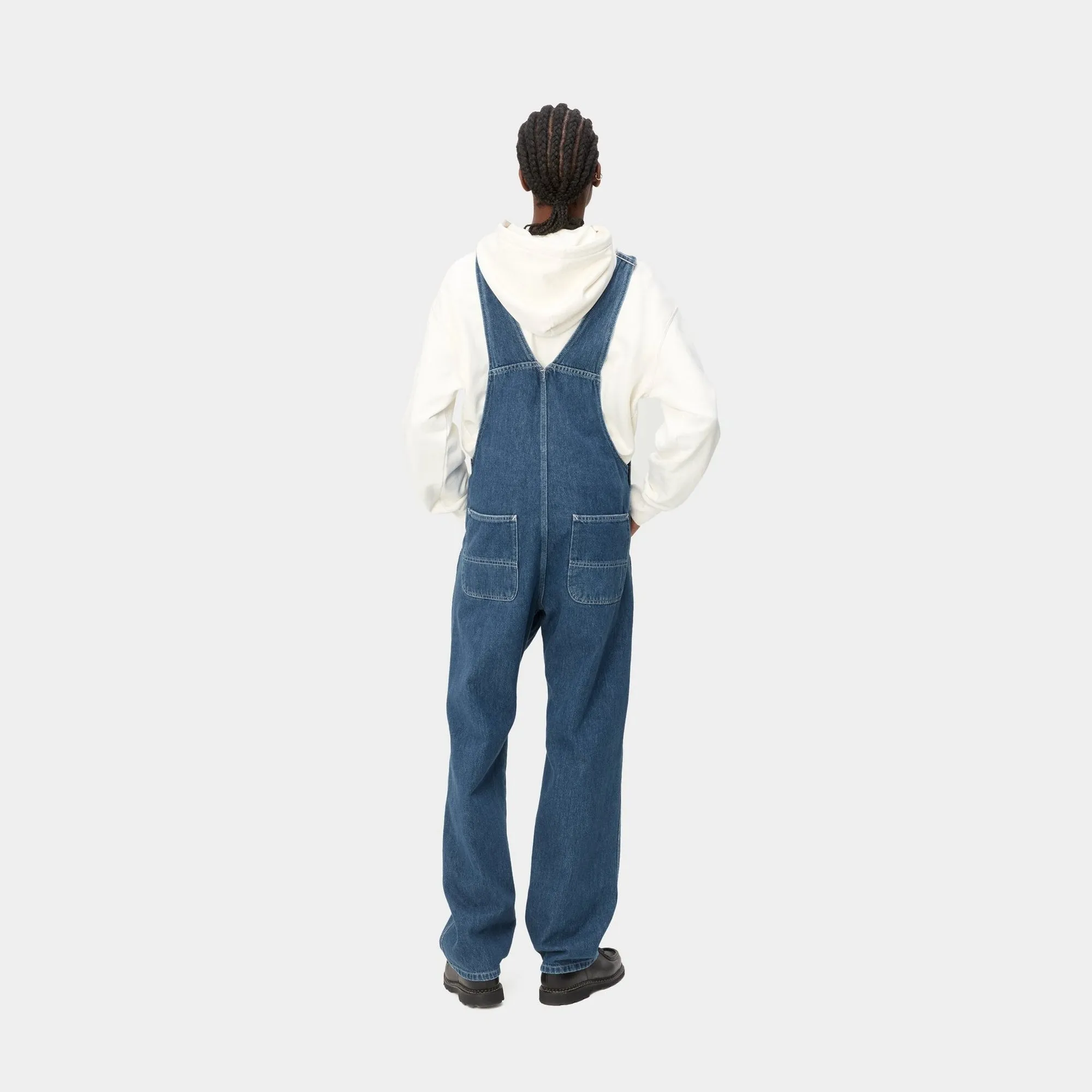 Women's Bib Overall Straight - Denim | Blue (stone washed)