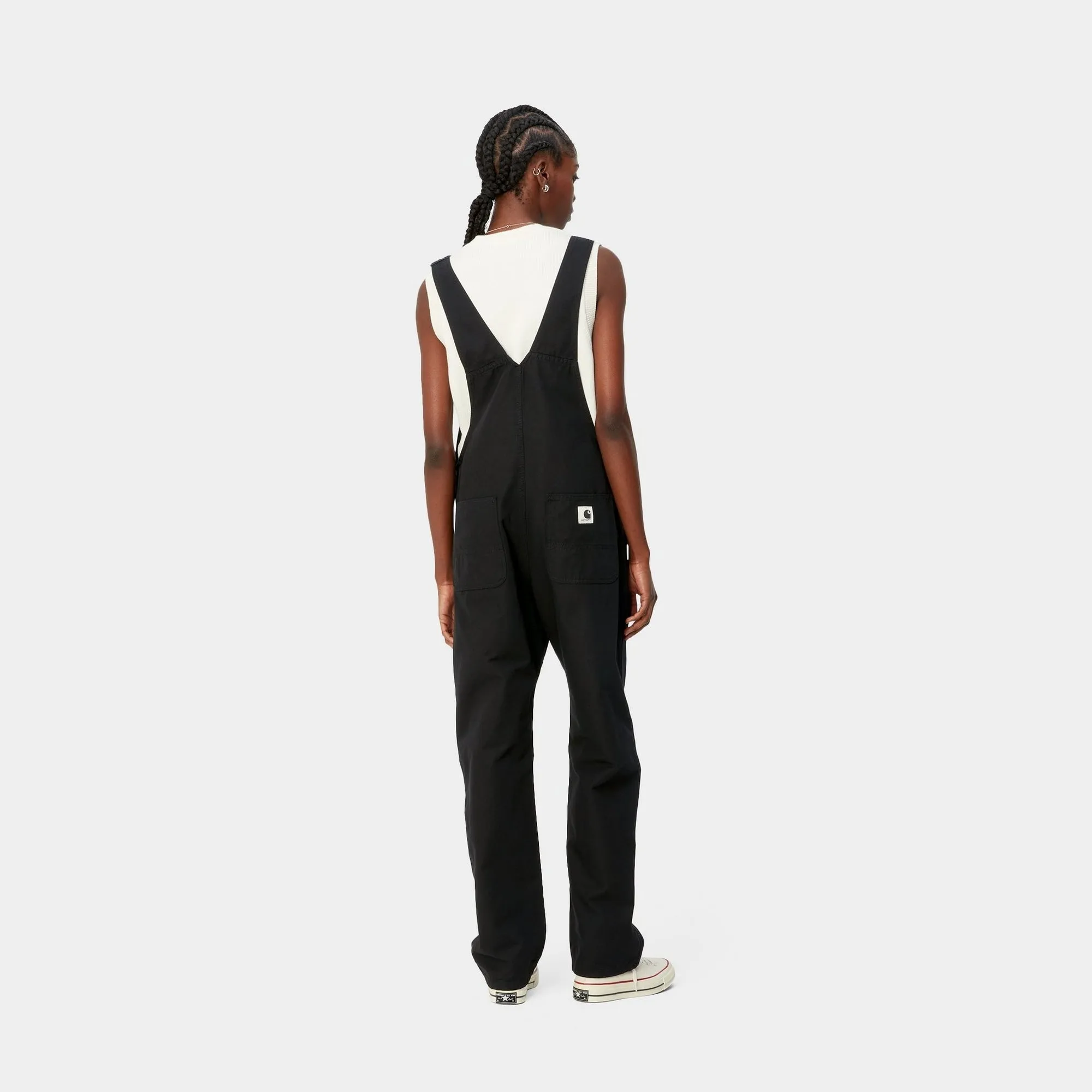 Women's Bib Overall Straight | Black