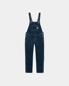 Women's Bib Overall - Stretch Denim | Blue (stone washed)