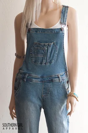 Women's Denim Bib Overall Pants