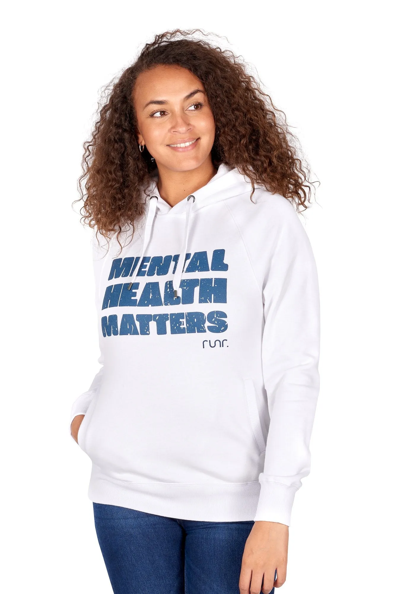 Women's Mental Health Matters Hoodie - White