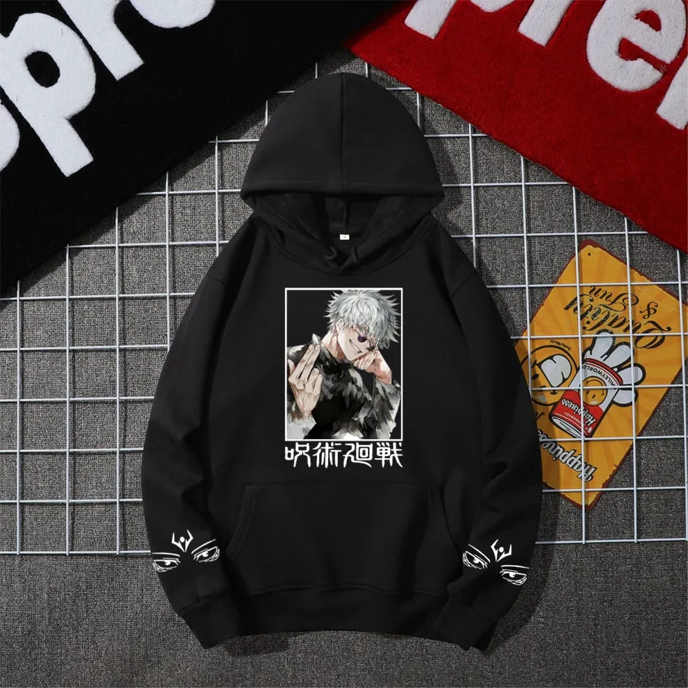 Jujutsu Kaisen Hoodie - Casual Oversized Sweatshirt with Yuji Itadori Print