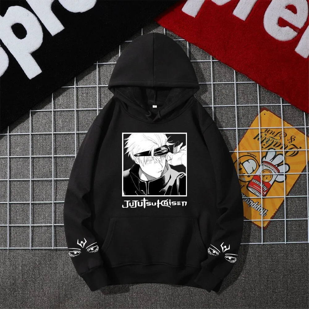 Jujutsu Kaisen Hoodie - Casual Oversized Sweatshirt with Yuji Itadori Print