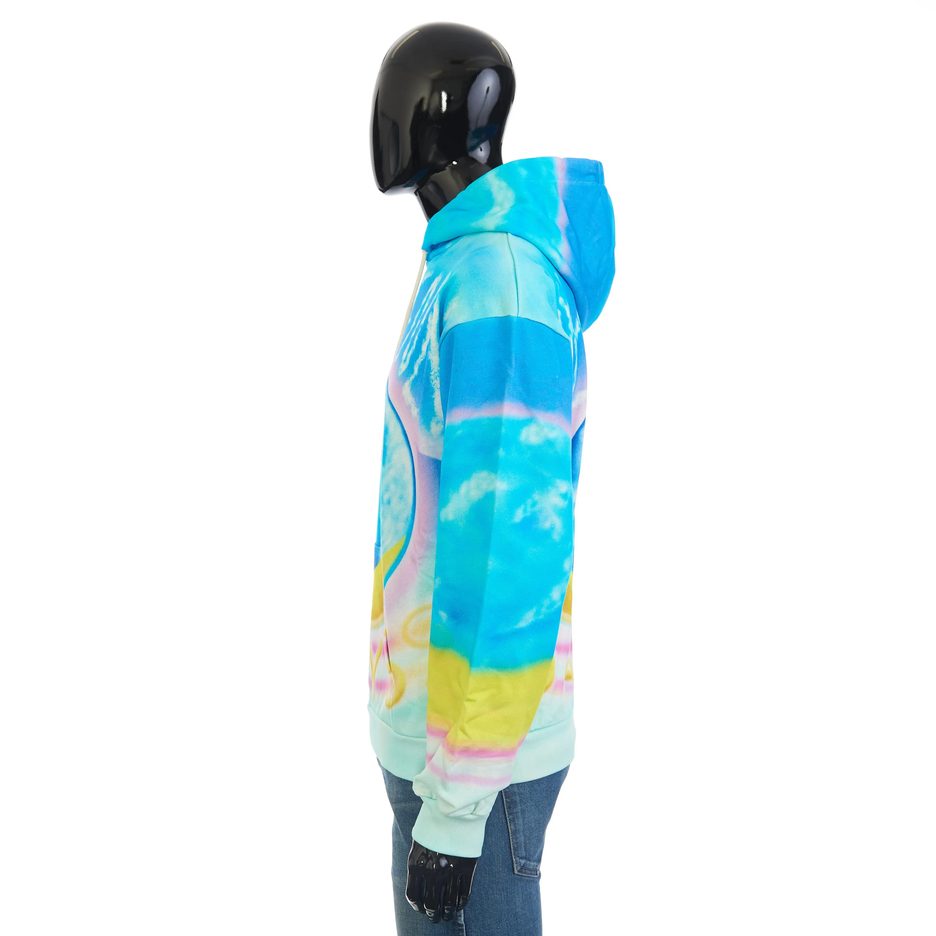 x MARCELO LAVIN “HEAVENLY DAYS” Print Hoodie In Multicolour Cotton Fleece