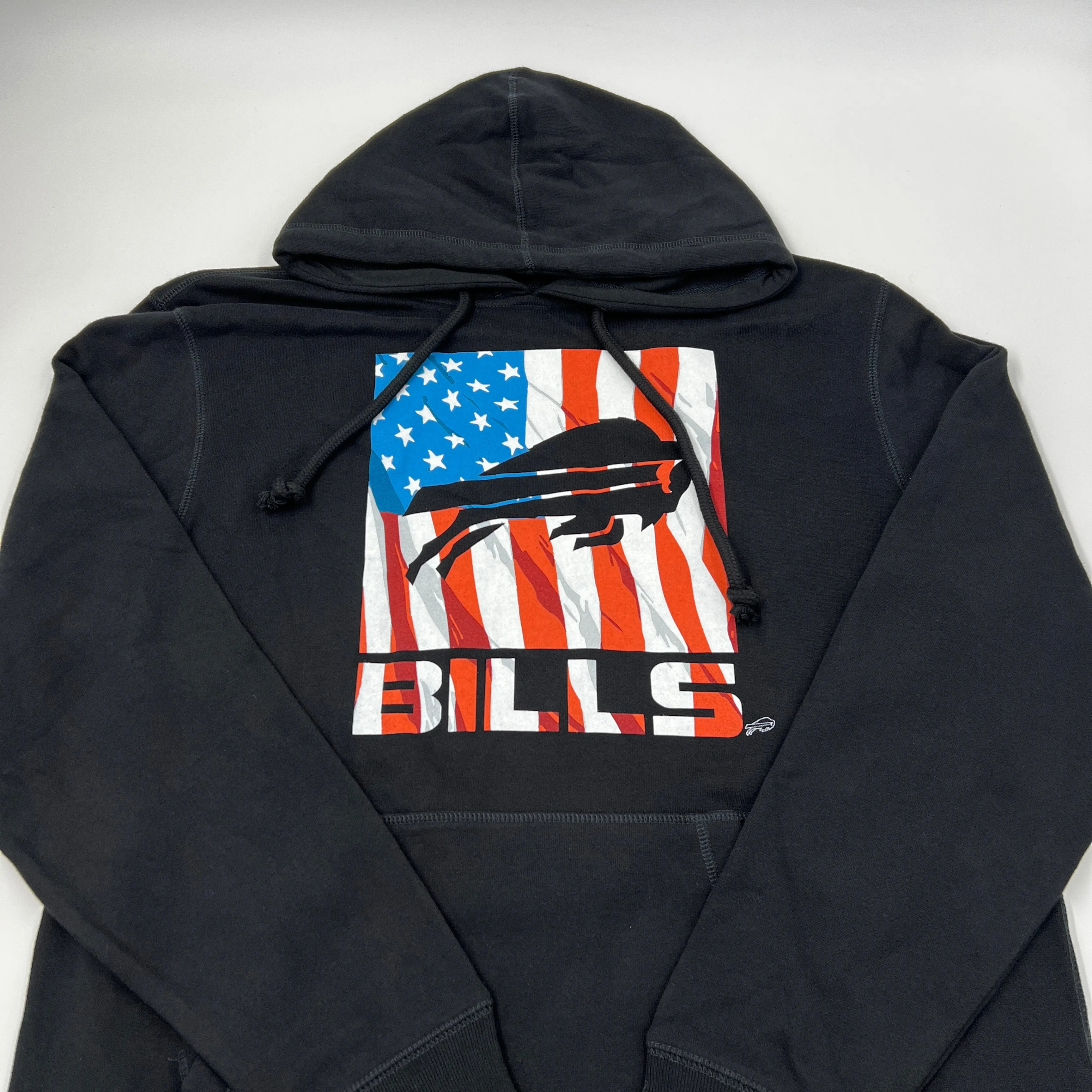 Buffalo Bills Jet Black Americana Headline Hoodie