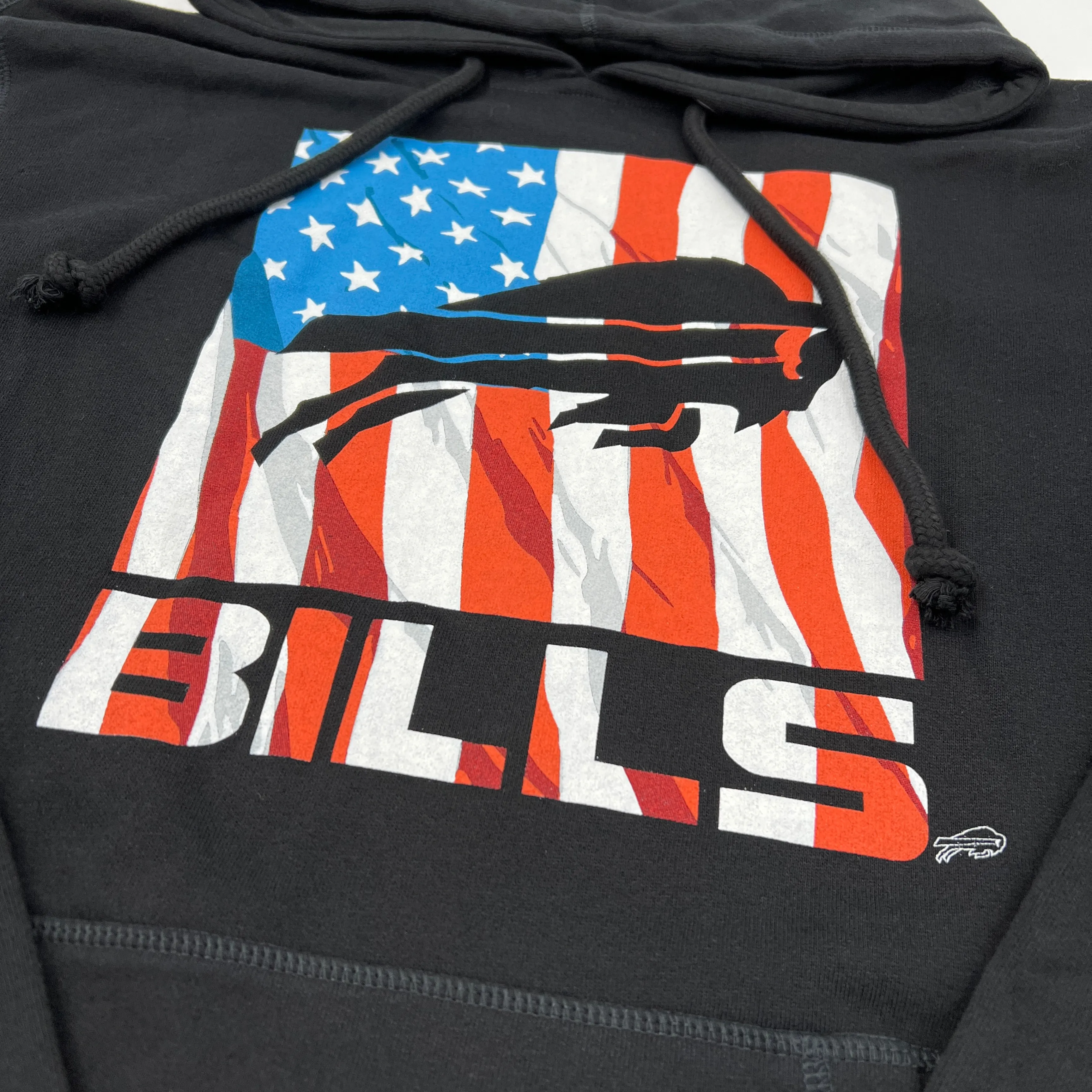 Buffalo Bills Jet Black Americana Headline Hoodie